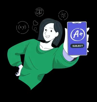 Academic success illustration